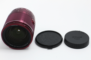 4356- ニコン Nikon 高倍率ズームレンズ 1 NIKKOR VR 10-100mm f/4-5.6 レッド 良品
