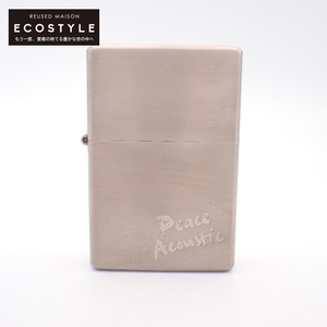 【新品同様】ZIPPO ジッポ 2001年 PEACE ACOUSTIC 懸賞品 ソリッドチタン オイル ライター