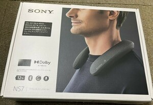 (ほぼ未使用)　SONY ワイヤレスネックバンドスピーカー　アクティブ　ネック　 SRS-NS7 グレー Bluetooth対応 ソニー　箱付き　