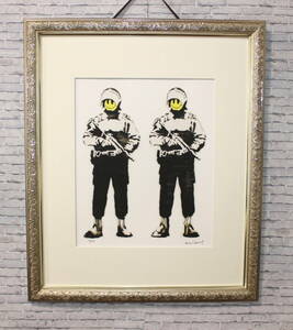 バンクシー Banksy Happy Hoppers エスタンプ リトグラフ
