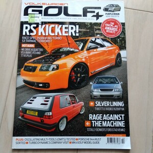 Volkswagen GOLF ＋　the ultimate magazine　フォルクスワーゲンゴルフ雑誌　中は英語となっています。２０１３年２月号