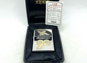 ZIPPO ジッポー SNAP-ON 90周年 SV925プレート 24金インレイ ライター