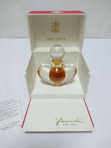 ニナリッチ ファルーシュ 香水 パルファム 15ml？ ラリックボトル NINA RICCI Farouche PARFUM LALIQUE BOTTLE 箱あり 送料無料