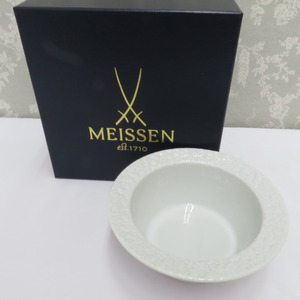 Meissen マイセン 食器 ロイヤルブロッサム ボウル ホワイト 花 42438 サラダボウル シリアルボウル 未使用品