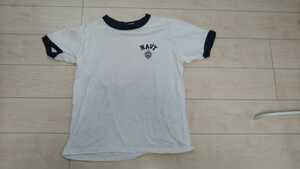 navy usafa usma ビンテージ　リンガーテーシャツ　tシャツ　army L