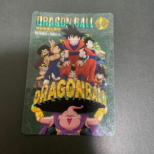 20.ドラゴンボール ビジュアルアドベンチャー！256 孫悟空と仲間たち 送料無料 美品 カードダスバンダイ 