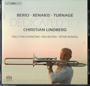 [トロンボーンCD] Christian Lindberg - Dedicated to Christian Lindberg Oslo Phil クリスチャン・リンドベルイ(リンドバーグ) SACD hybr