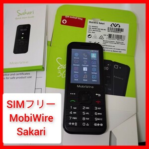 SIMフリー 海外携帯 Mobiwire Sakari 3G&GSM vodafone ボーダフォン ニュージーランド FMラジオ カメラ ワイドFM 携帯電話 Wi-Fiテザリング