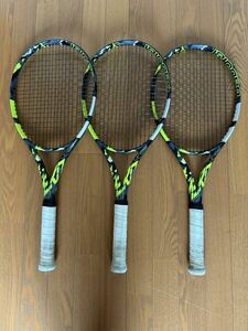 バボラ ピュア アエロ BabolaT PURE AERO テニスラケット G3 3本セット