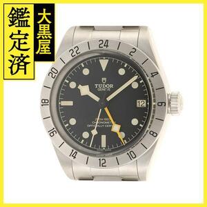 チューダー 腕時計 ヘリテージブラックベイ プロ 79470-0001 スチール ブラック文字盤 GMT 自動巻 2022年6月正規品【472】SJ