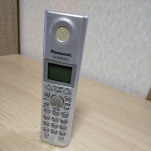 送料無料即決　パナソニック　増設用子機KX-FKN518-S　　　Panasonic　親機との増設確認、内線通話確認済です　62 バッテリー残量不明