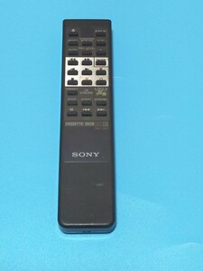 kk1287　 除菌・清掃済　SONY ソニー カセットデッキ用リモコン RM-J901　赤外線発光確認済　返金保証あり