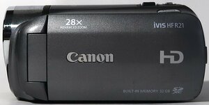 CANON, iVIS HF R21, HDビデオカメラ, 32GBメモリー内蔵, 中古
