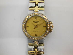 時計祭 ローレンス パーフェクト クオーツ 87006 稼働 現状品 Rolens Perfect 18K Gold Crown 腕時計