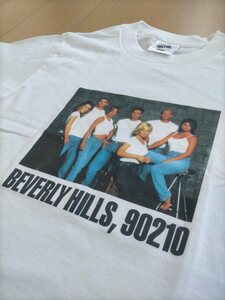 新品 デッドストック 90s ビンテージ USA製 99年 Beverly Hills 90210 ビバリーヒルズ高校白書 青春白書 フォトTシャツ size-S 