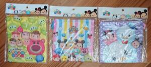 Disney ディズニー ツムツム TSUM TSUM ミニ巾着 3枚セット 給食用 コップ用 小学校 入学 幼稚園 保育所 入園 グッズ お弁当 新品 未使用