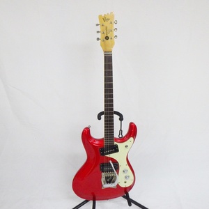 1円〜 Mosrite of california THE Ventures model 黒雲製 日本製 エレキギター 通電確認済み ギター 赤　268-2681532【O商品】