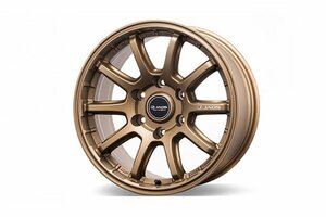 JAOS ジャオス TRIBE CROSS 17×8.0J+20 6H 139.7 チタニウムゴールド 17インチ 鋳造1ピースホイール 1本