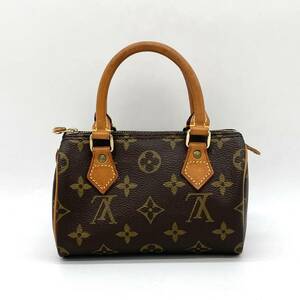 1円 良品 LOUIS VUITTON ルイヴィトン モノグラム ミニスピーディ ハンドバッグ M41534