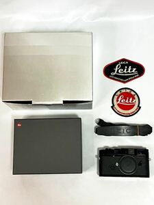 Leica ライカ　MP 0.72 ブラックペイント　一眼レフ　フィルムカメラ　シャッター確認済み　外・内箱、ストラップ、ワッペンx2個 付き