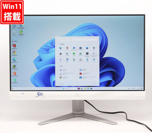 中古美品 フルHD 21.5型液晶一体型 JDL 財務管理PC Work11 Premium Windows11 七世代 i7-7600U 16GB 256GB-SSD +1TB-HDD Office付 管:1207h