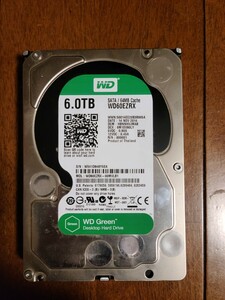 6TB HDD WD Green(6Gbps対応) ジャンク