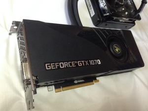 Manli Geforce GTX1070 8GB 水冷 動作確認済み