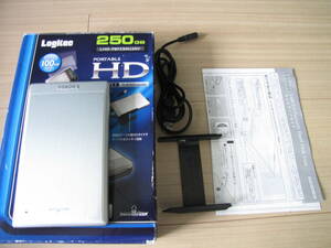 Logitec 外付けHD 250GB LHD-PBF250U2SV 未使用品