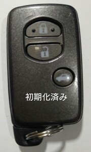 初期化済トヨタ純正 スマートキー3ボタンクラウン基盤番号271451-5300 新品電池サービス①