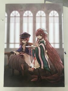 Rozen Maiden 0　Duplicate original　 　ローゼンメイデン0展覧会記念 　複製原画 ［翠星石＆蒼星石］　サインなし