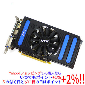 【中古】MSI製グラフィックボード N660-2GD5 PCIExp 2GB [管理:1050013321]