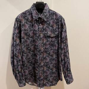 Engineered Garments Tab Collar Shirt M エンジニアドガーメンツ　タブカラーシャツ　花柄