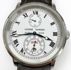 ◆ULYSSENARDIN　ユリスナルダン　クロノメーター　263-22　腕時計　稼動品◆