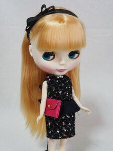 Doll Dressingハンドメイド ネオブライス サイズお洋服セット人形/アウトフィット衣装/ワンピース/ドレス/ツイード/ドール服/バッグ/レトロ