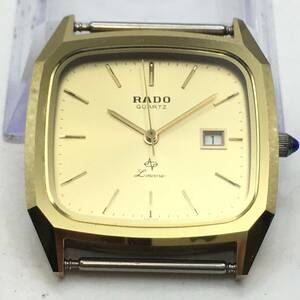 ○I241-57 RADO/ラドー Louvre ルーブル 3針 Date デイト メンズ クォーツ 腕時計 129.9515.9