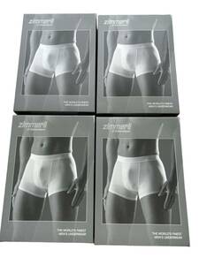 *NEW* 新品、未使用 ZIMMERLI ヅィメリー 3XL メンズ PANTボクサー WHITE 3点、ブラック1点トランクス 700 1343 シリーズ