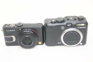 【カメラ2台まとめ売り】Canon G7・Panasonic DMC-LX2 #3345-228
