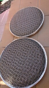 七輪 網 丸型 山型 使い捨て網 業務用 20枚 未使用 送料込み 焼網 BBQ 焼肉 替え網
