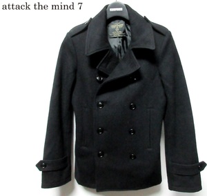 定価39,900円 attack the mind 7 アタックザマインド MAO-001 メルトンヴィクトリー Pコート melton VICTORY-P-COAT ピーコート