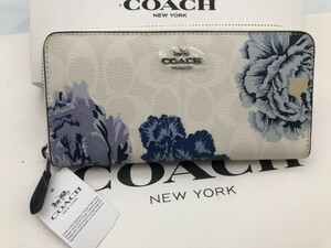 コーチ COACH 長財布 財布 シグネチャー アコーディオンラウンドジップウォレット新品 未使用 贈り物n174 F6656