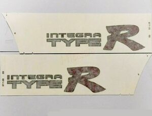 ★新品 未使用 ホンダ アキュラ インテグラ 94-01用 TYPE-R サイド ステツカー 左右 セット Honda Integra Acura 純正部品