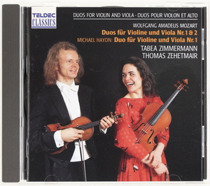 モーツァルト＆ハイドン：ヴァイオリンとヴィオラのための二重奏曲集　ツェートマイヤー/タベア・ツィマーマン　ツィンマーマン 