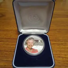 2006年エリザベス2世生誕80周年記念1ドル カラー 銀貨 オーストラリア