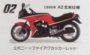 F-toys/エフトイズ（プラッツ）FT60724 #2 1/24 KAWASAKI GPZ 900R　1985年 A2 北米仕様 [1/24 ヴィンテージバイクキット9]