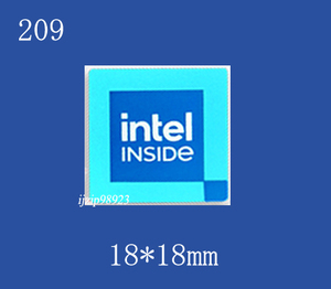 即決209【 intel inside 】エンブレムシール追加同梱発送OK■ 条件付き送料無料 未使用