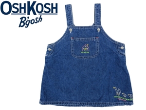 KO210★送料無料 美品★OSH KOSH★デニムジャンパースカート 90