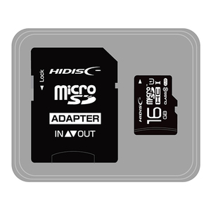 【10個セット】 HIDISC microSDHCカード 16GB CLASS10 UHS-1対応 高速転送 Read70 SD変換アダプタ付き HDMCSDH16GCL10UIJP3X10