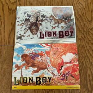 天野喜孝 LION BOY シール(ステッカー) 2種類　PHP 送料無料