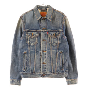 SUPREME シュプリーム 14AW×LEVIS Trucker Jacket リーバイス トラッカー デニムジャケット チェッカー柄ライナー インディゴ