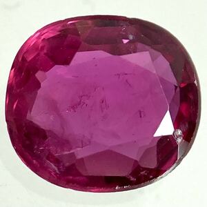 〔天然ルビー0.637ct〕a 約5.70×5.09mm ルース 裸石 corundum コランダム RUBY 宝石 ジュエリー テEA0